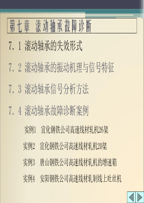 机械故障诊断技术-滚动轴承故障诊断