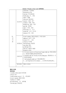 新外研版九年级上册Module-1-Wonders-of-the-world-全解