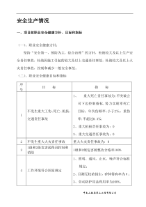 安全生产、文明施工情况汇报