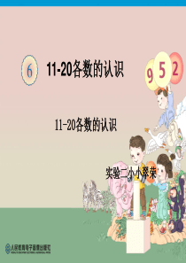 人教版数学一年纪上11-20各数的认识PPT课件