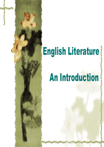 English-literature-I简介和古英语时期英国文学