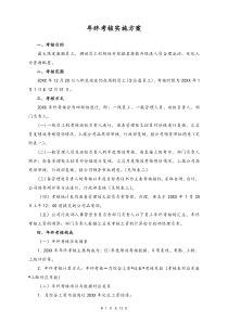 实用知名公司年终考核方案