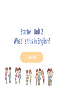 人教版七年级英语上册-starter-unit2-What’s-this-in-English3a-