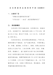 商业城招商手册文案