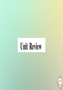 2018秋八年级英语上册-Unit-1-Me-and-My-Class-Review课件-(新版)冀