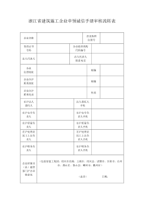 浙江省建筑施工企业进沪办理《诚信手册》须知