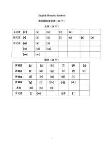 音标教学教案