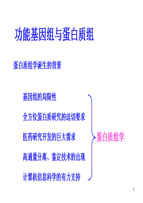 蛋白质组学总结ppt课件