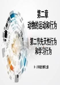 人教版八年级生物上册第二节-先天性行为和学习行为