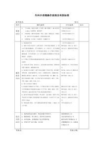 外科手消毒操作流程及考核标准