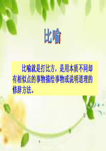 比喻和比拟PPT