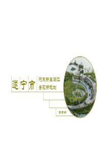 遂宁市河东新区滨江景观带分析