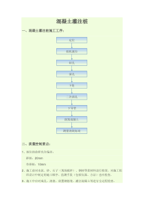 混凝土灌注桩质量控制要点