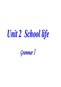 牛津译林英语八年级上册unit2GrammarⅠ--(共21张PPT)