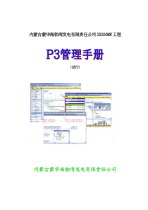 蒙华海电工程P3管理手册