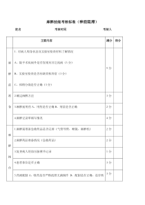 麻醉技能考核标准神经阻滞