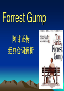 阿甘正传经典台词-forest-gump