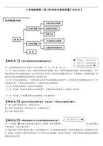 2019八年级物理长度与时间的测量知识点与例题归纳