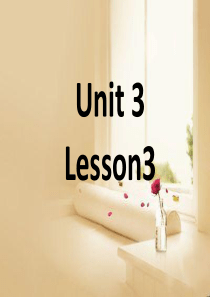 新概念英语Starter-B-Unit-3-Lesson3