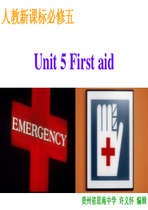 新人教必修五-Unit-5-First-Aid全单元课件