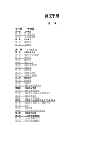 连锁药房门店管理手册