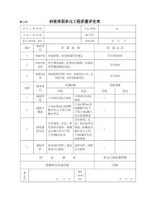 砂浆抹面质量评定表