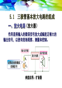 三极管放大电路的组成