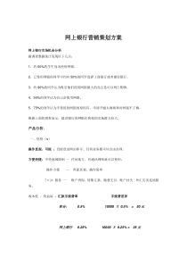 金融产品营销方案