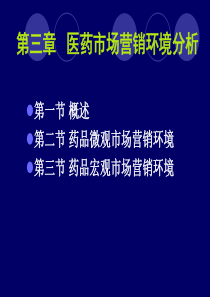 医药市场营销环境分析