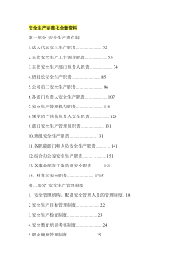 安全生产标准化全套资料