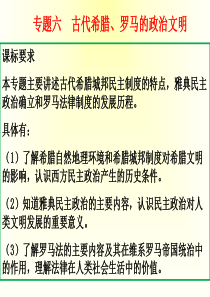 雅典民主政治的摇篮一轮复习