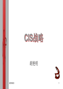 1-CIS战略