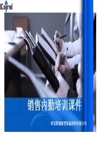 销售内勤工作总结及规划(PPT)