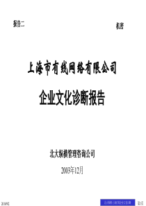 02报告二：上海有线网络有限公司企业文化诊断报告-final