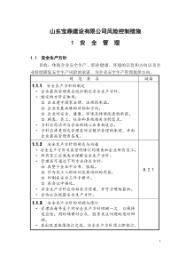 风险控制措施