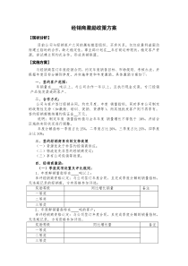 经销商激励政策方案