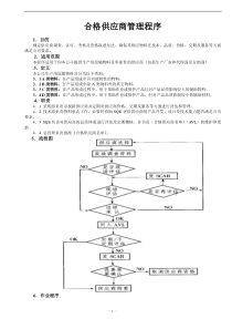 合格供应商管理程序