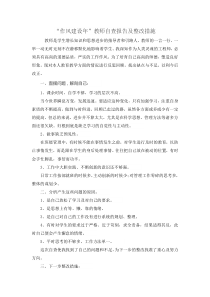 教师自查报告及整改措施