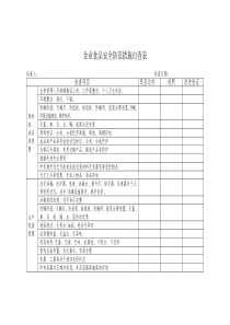 企业食品安全防范措施自查表