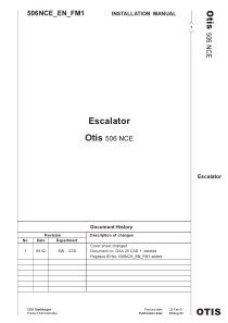 otis506扶梯安装调试资料
