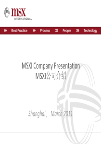 MSXI_Company_Presentation_汽车咨询公司