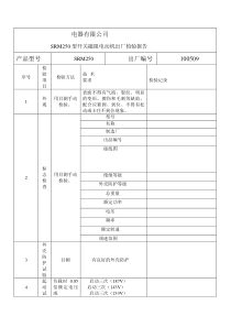 电动机出厂检验报告