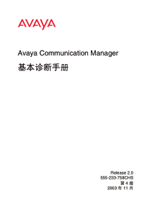 Avaya 基本诊断手册