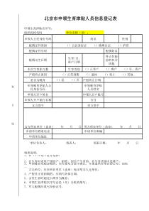 申请生育津贴申请表表一