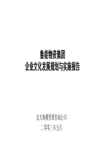 XX集团公司企业文化规划与实施报告