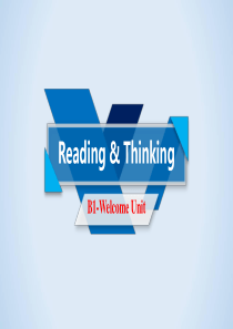 新人教版高中英语必修一-Welcome-Unit-Reading-and-Thinking)-(共1