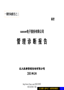 caosen电子股份有限公司管理诊断报告（169页）