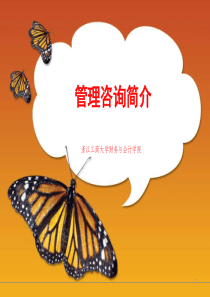 XXXX管理咨询业概述