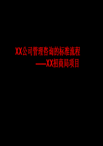 XX公司管理咨询的标准流程(ppt 104)