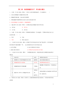 高中生物-第二章-组成细胞的分子单元练习题2-新人教必修1